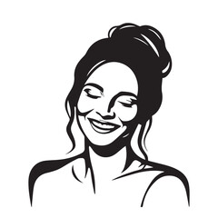 Happiness silhouette vector