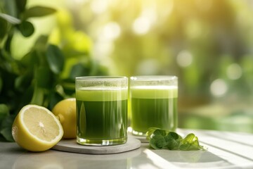 Juice fruit cocktail lemonade.