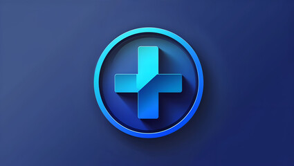 Obraz premium Healthcare Defense Concept Featuring Medical Professional with Stethoscope and Protective Red Shield