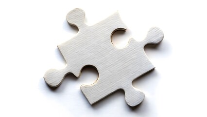 Obraz premium Single Jigsaw Puzzle Piece