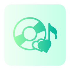 music  gradient icon