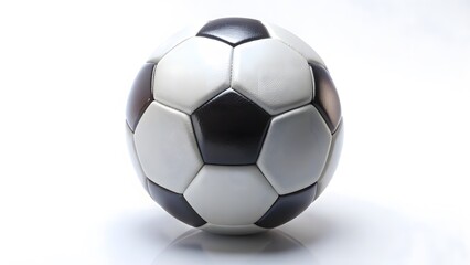 Naklejka premium Classic Black and White Soccer Ball