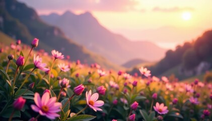 Soft focus, ethereal landscape, blurry movement, peaceful, picturesque, dreamy