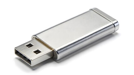 Silver USB Flash Drive
