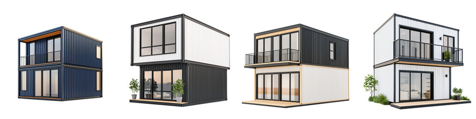 Sleek and Contemporary Residential Buildings in a Modern Urban Setting  Showcasing the latest architectural designs and construction techniques for modern homes and apartments