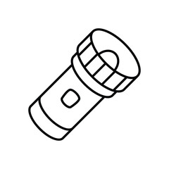 Flashlight Vector icon