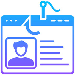 Obraz premium Phishing Icon