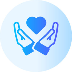 Give Love  gradient icon
