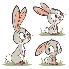 Cute Bunny Family