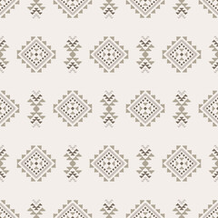 Southwest Aztec geometric Native American Mexican Navajo tribal ethnic boho indian texture ornament seamless pattern fabric colorful design vector for woven textile printing blanket rug carpet fashion