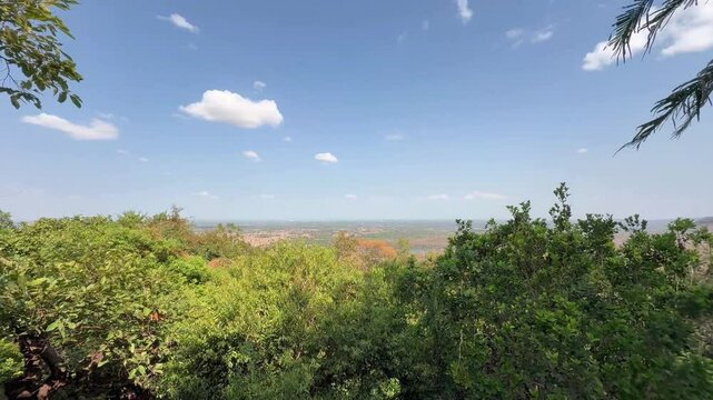 A Breathtaking Viewpoint Overlooking Phu Pha Daen, Sakon Nakhon, Thailand.