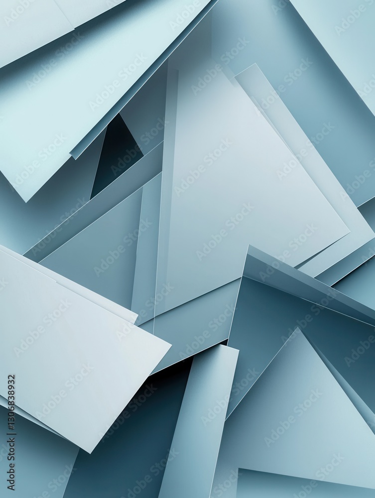 Poster Sleek professional paper art background ideal for business presentations and formal documents Generative AI
