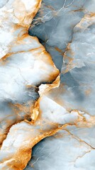Fototapeta premium Abstract Blue and Gold Marble Texture.