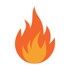 Fire flame icon. Fire symbol design. Fire vector illustration.