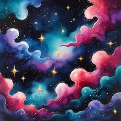 starry night sky