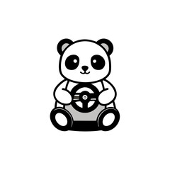 teddy bear with a toy car