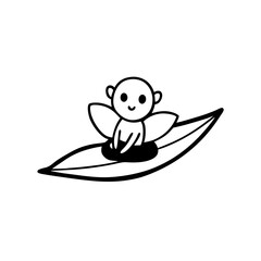 cartoon character of a man in a hat