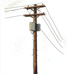 telegraph pole, background