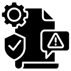 Action Protocol glyph icon
