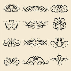 Swirl Decoratve Elements.