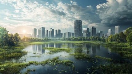 Ecological Landscape of Urban Wetland Parks