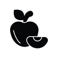 Apple Icon vector stock illustration