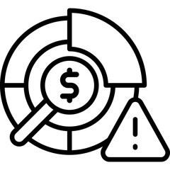 Risk Management line icon