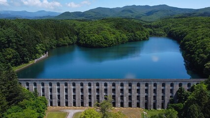 Obraz premium 湖上を望む