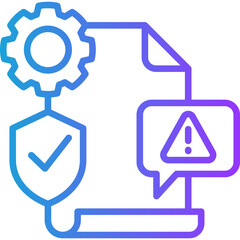 Action Protocol line gradient icon