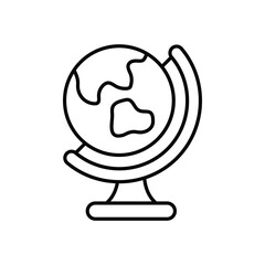 Globe Icon vector stock illustration