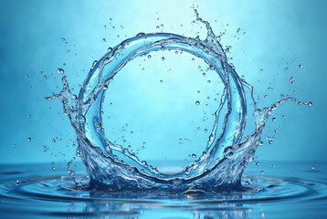 Water splash backgrounds. Sizzle feeling. 