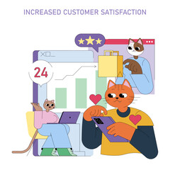 Business. Flat Vector Illustration