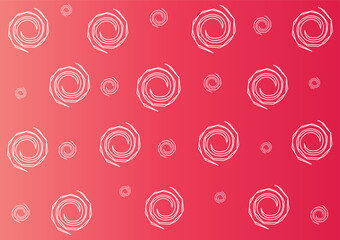 Illustration of a red gradient background with white swirl pattern.