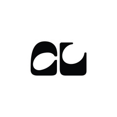 CL monogram logo design letter text name symbol monochrome logotype alphabet character simple logo