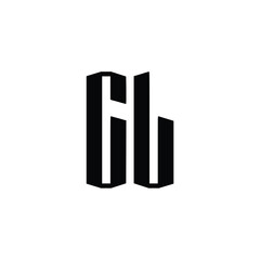 CL monogram logo design letter text name symbol monochrome logotype alphabet character simple logo
