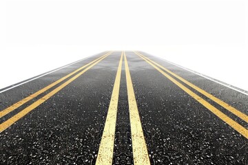 Endless road to horizon