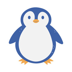 Cute penguin vector illustration