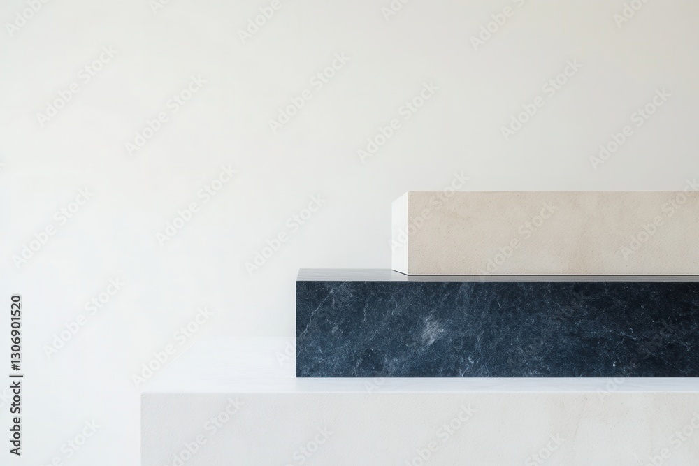 Poster Modern minimalist background with geometric lines creating a sense of order and elegance perfect for design or business use Generative AI