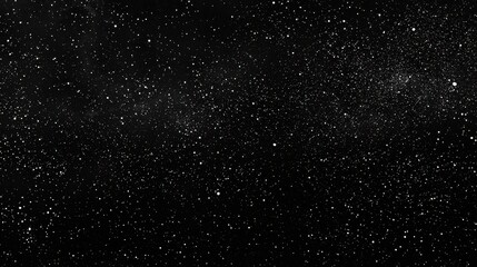 A stark black backdrop, dotted with a constellation of white dots, creating a minimalist yet intriguing visual. 