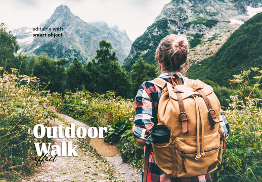 Outdoor Walk Photo Effect