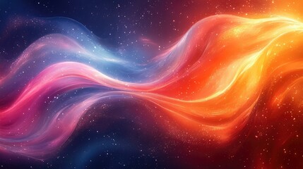 Fototapeta premium A creative abstract desktop wallpaper with swirling colorful lines, perfect for a modern and artistic touch