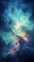 Naklejka premium Galaxy wallpaper astronomy universe outdoors.