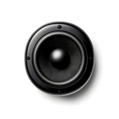Audio speaker isolated on white background