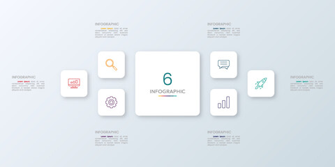 6 Business Infographic Templates Options