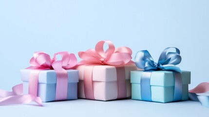 Obraz premium Vibrant gift boxes for a special event