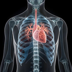 X-ray is a medical imaging technique that uses radiation to view the inside