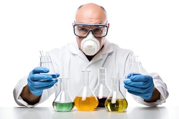 Fototapeta premium Lab glasses adult glove.
