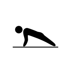 Person Doing Push-ups Icon