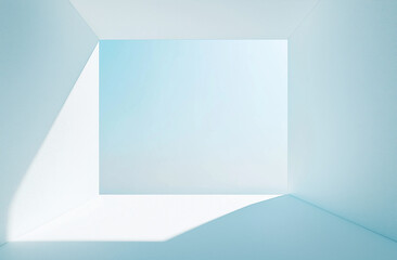 Fototapeta premium A clear, cloudless blue sky serves as the backdrop for the scene. The background appears clean and uncluttered
