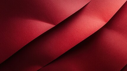 Abstract Red Paper Background Texture Image with Diagonal Lines and Layered Sheets